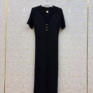 Schiaparelli knit short-sleeved dress